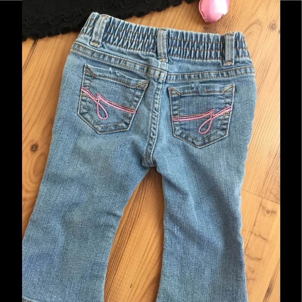 Little girls Jordache distressed jeans 12 months